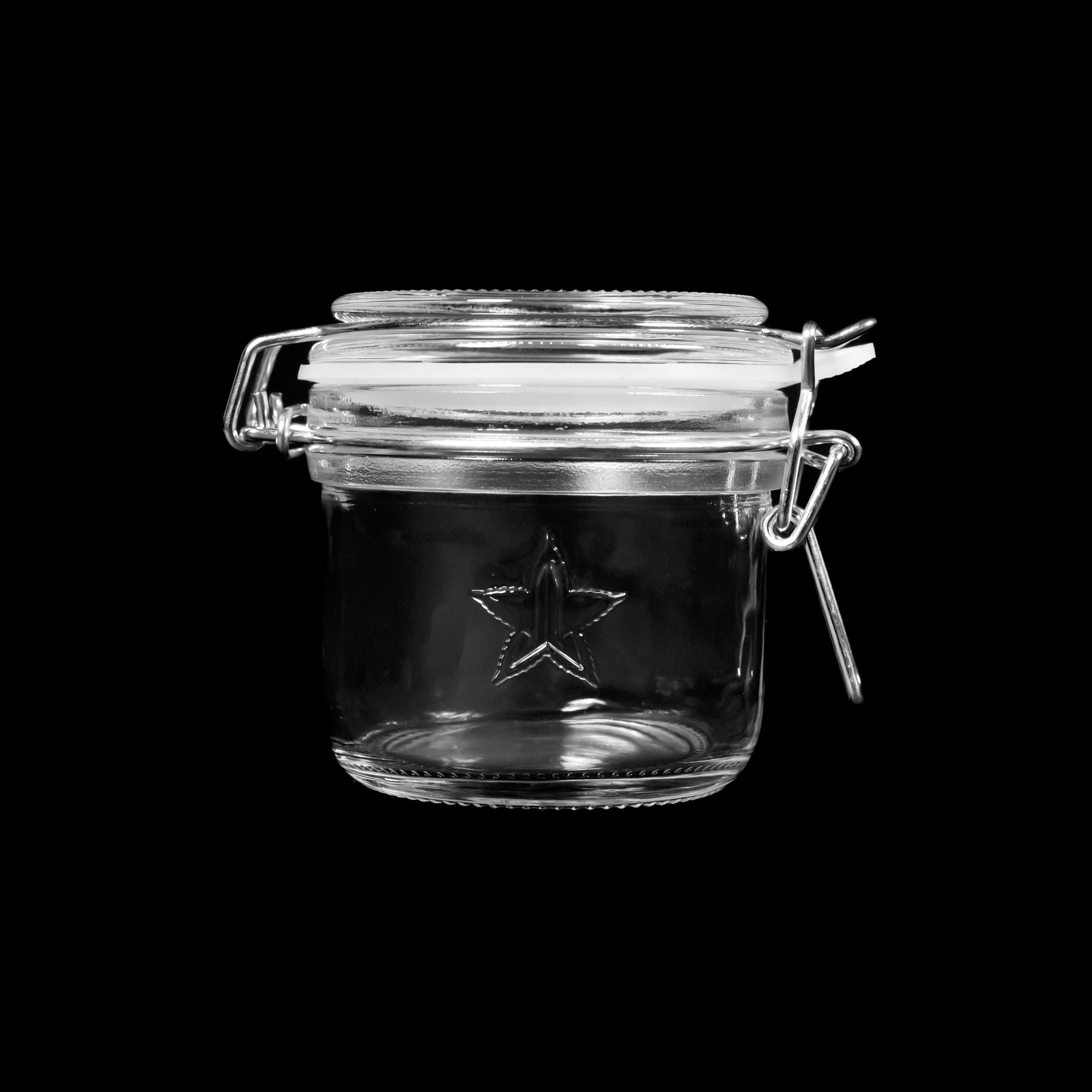 200ML SNAP LID CLEAR GLASS JAR – Star Lounge